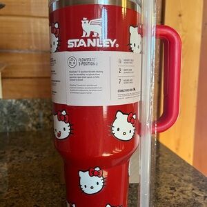 Stanley Red  40 ounce Tumbler with Hello Kitty Design